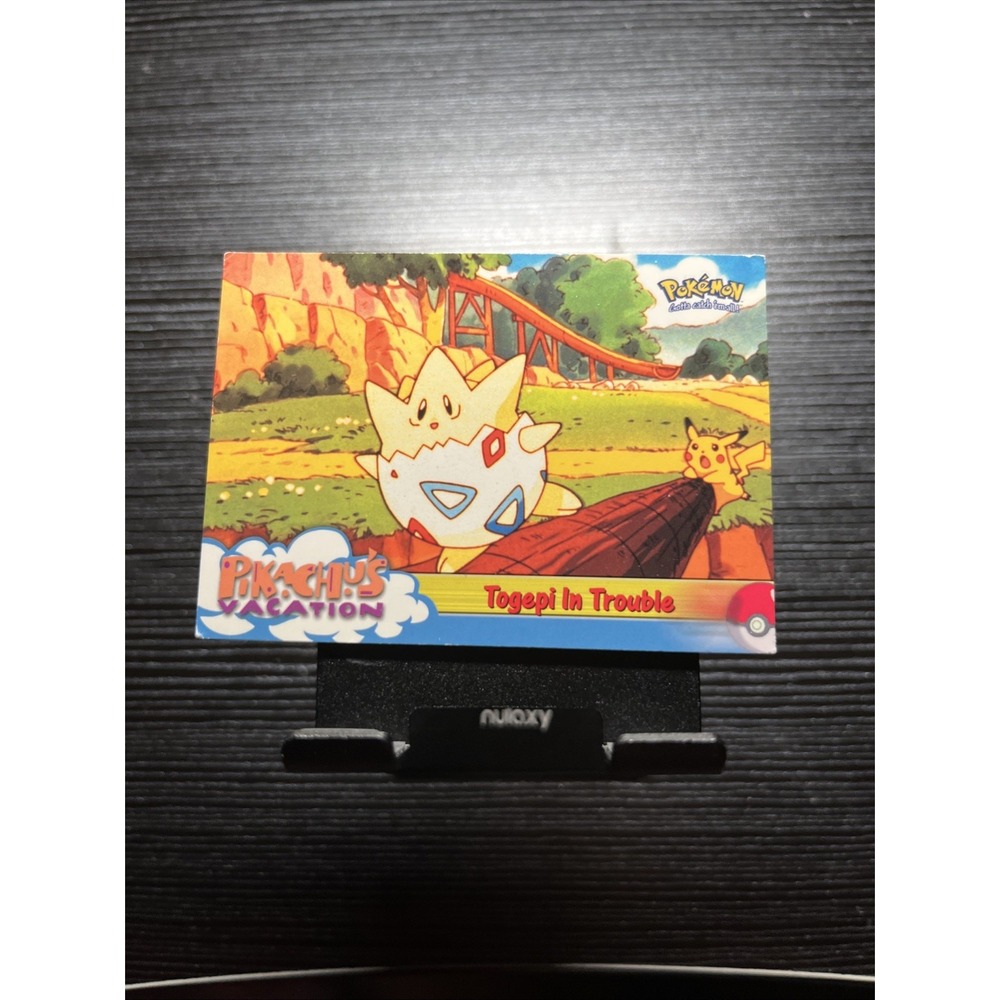 TOGEPI IN TROUBLE #45 - BLUE LOGO -‎ NON-HOLO - TOPPS POKEMON CARD - NM/LP